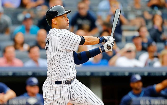 After getting just 12 hits last season, Derek Jeter is still 940 hits away from Pete Rose's total of 4,256.